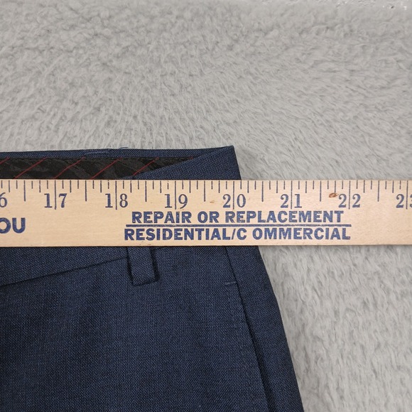 Calvin Klein Dress Pants Mens 40x30 Blue Stretch Career - Picture 6 of 7